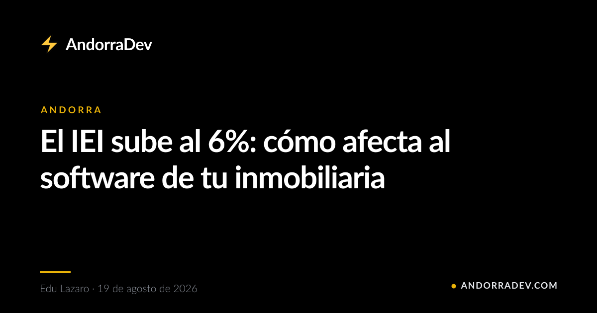 El IEI sube al 6%: cómo afecta al software de tu inmobiliaria