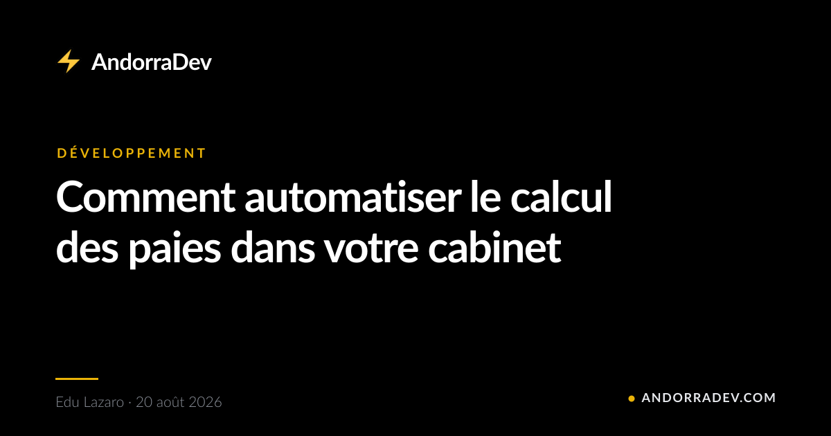 Comment automatiser le calcul des paies dans votre cabinet