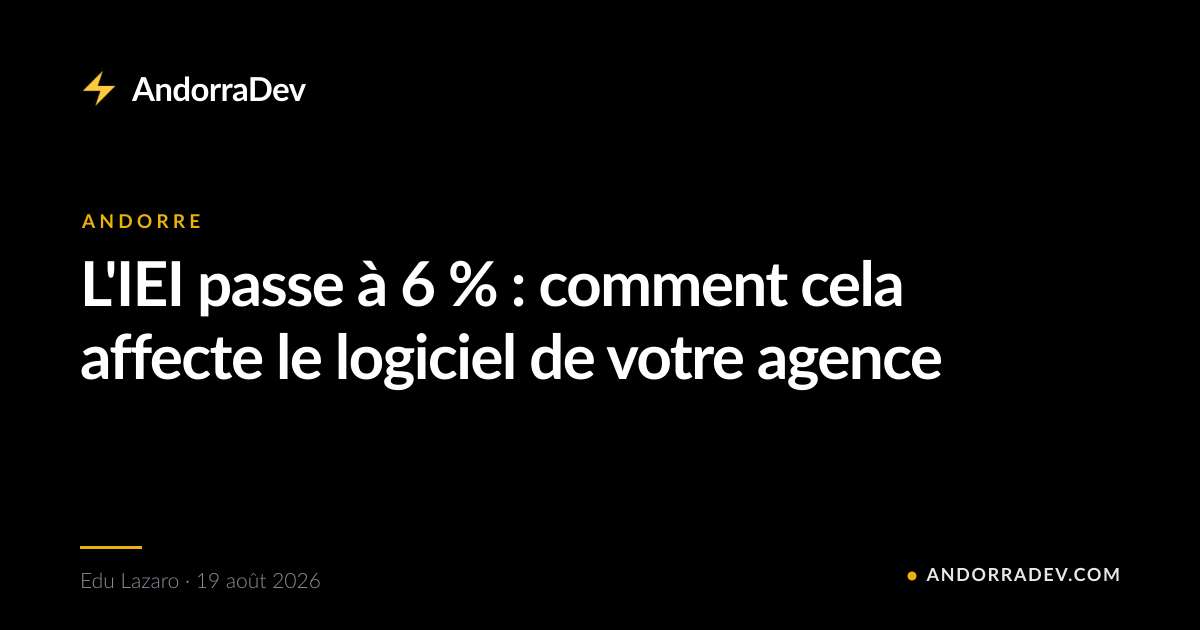 L'IEI passe à 6 % : comment cela affecte le logiciel de votre agence