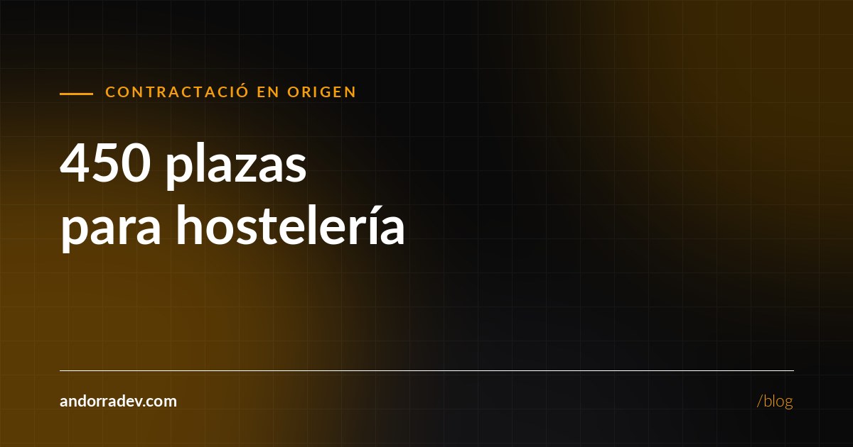 Contractació en origen: què canvia per a l'hostaleria i el comerç