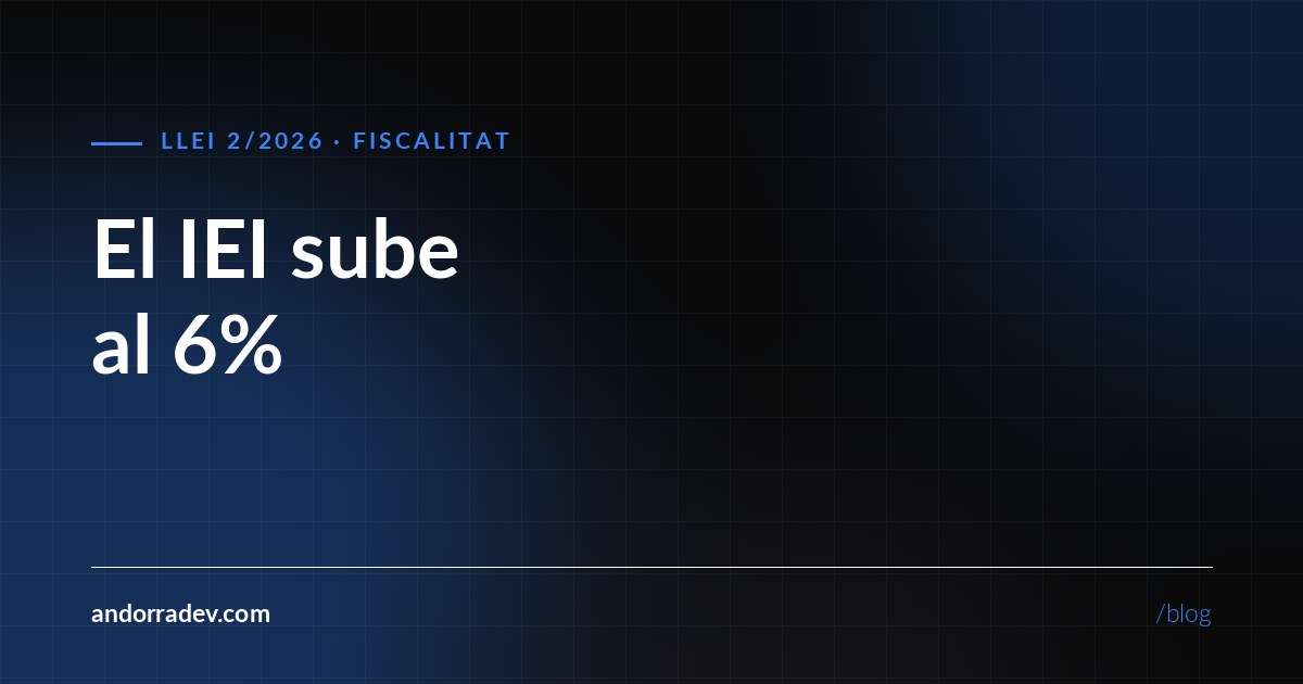 El IEI puja al 6%: com afecta al software de la teva immobiliària