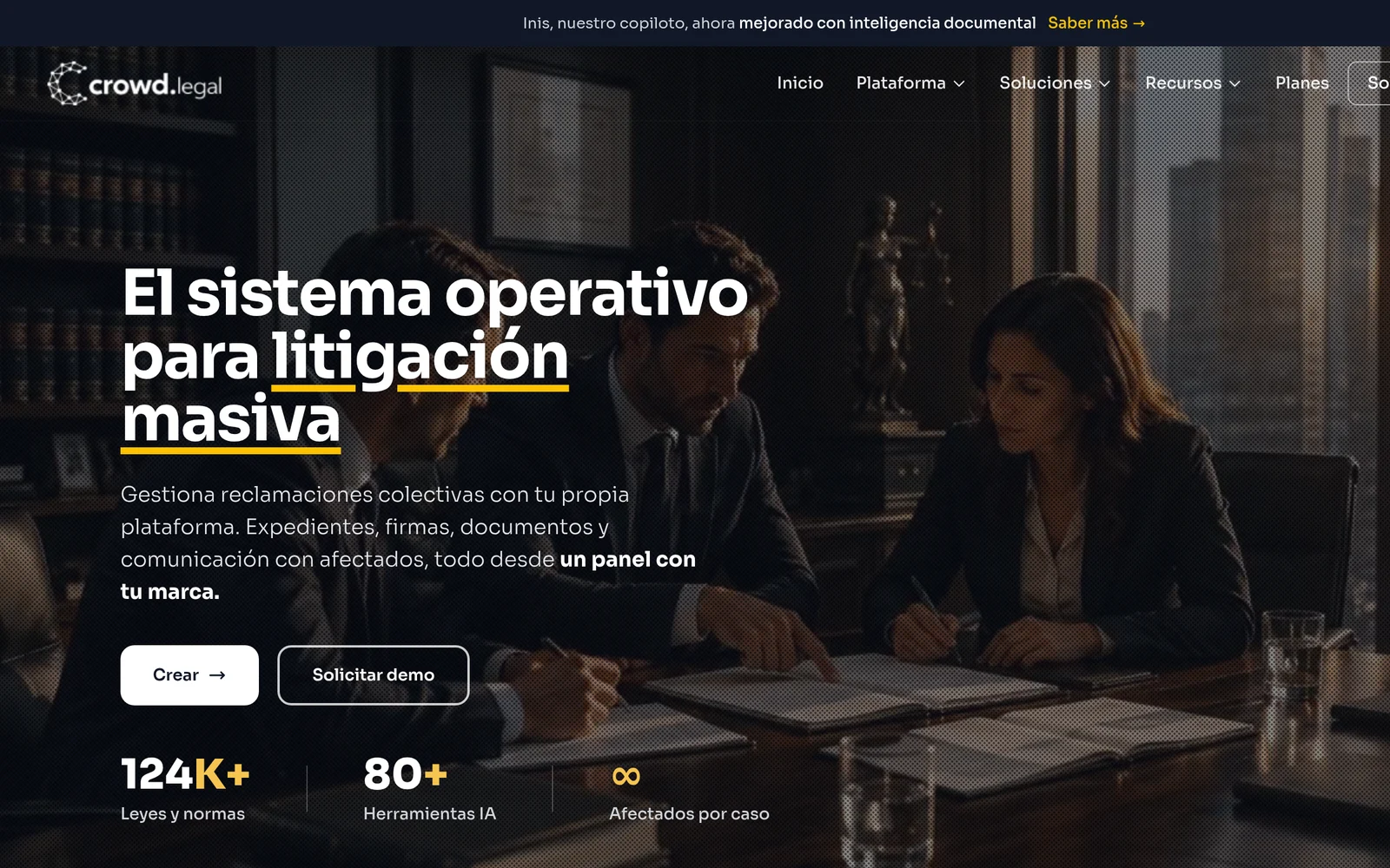Crowd Legal · El sistema operativo de un despacho en litigación masiva