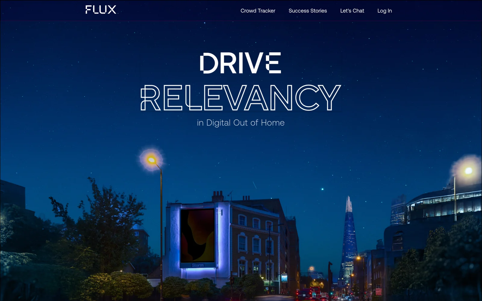 Flux Reporting Tool · Reporting en tiempo real de una red de pantallas