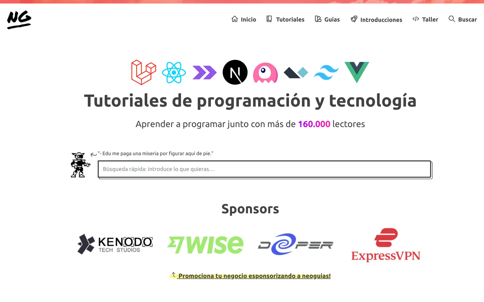 Neoguias · Mil artículos y millones de lectores al mes
